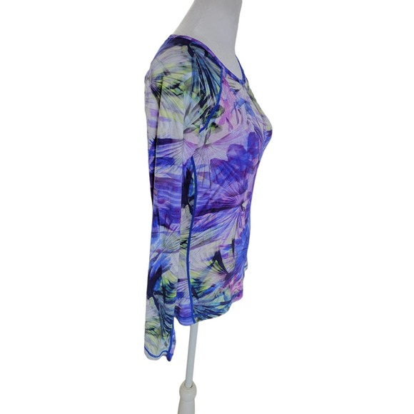 Athleta Womens Aquatic Floral Kailua Rash Guard Size XS - Picture 8 of 9